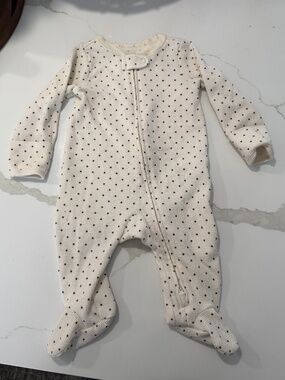 Baby girl onesie- with footie